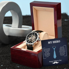 My Hero Dad - Openwork Watch