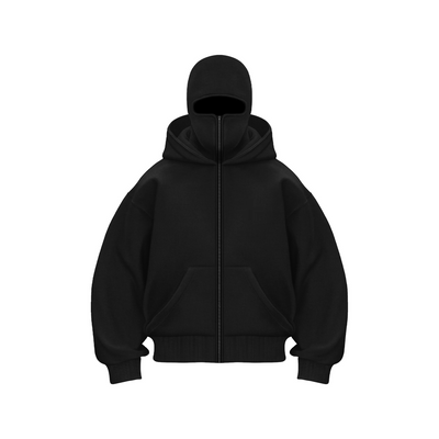 Double Hood Fleece-Lined Sweater